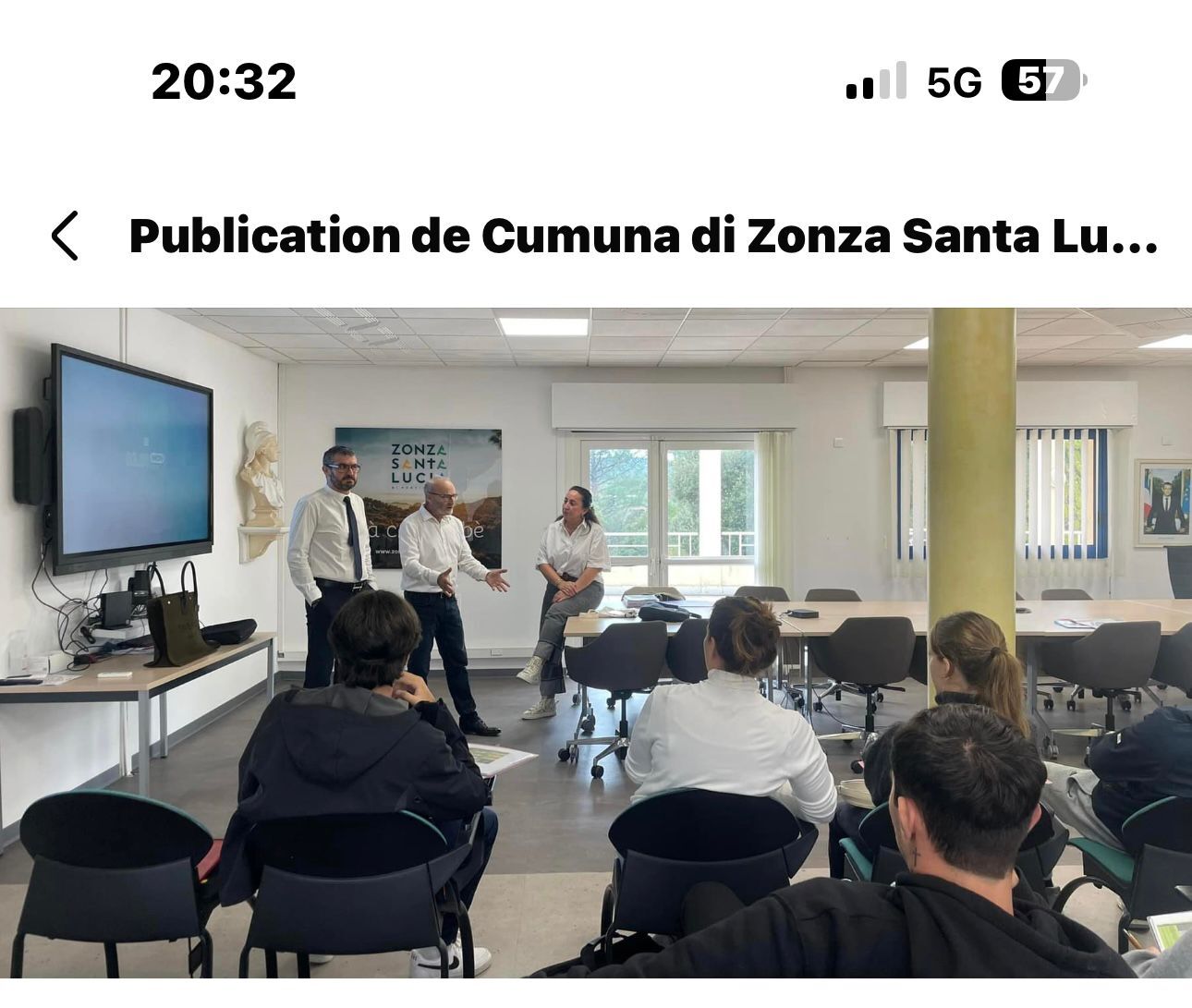 Publication Cumuna di Zonza Santa Lucia – Rentrée officielle pour Jeunesse Sport FormationRentrée promo 2024/2025 — photo 3