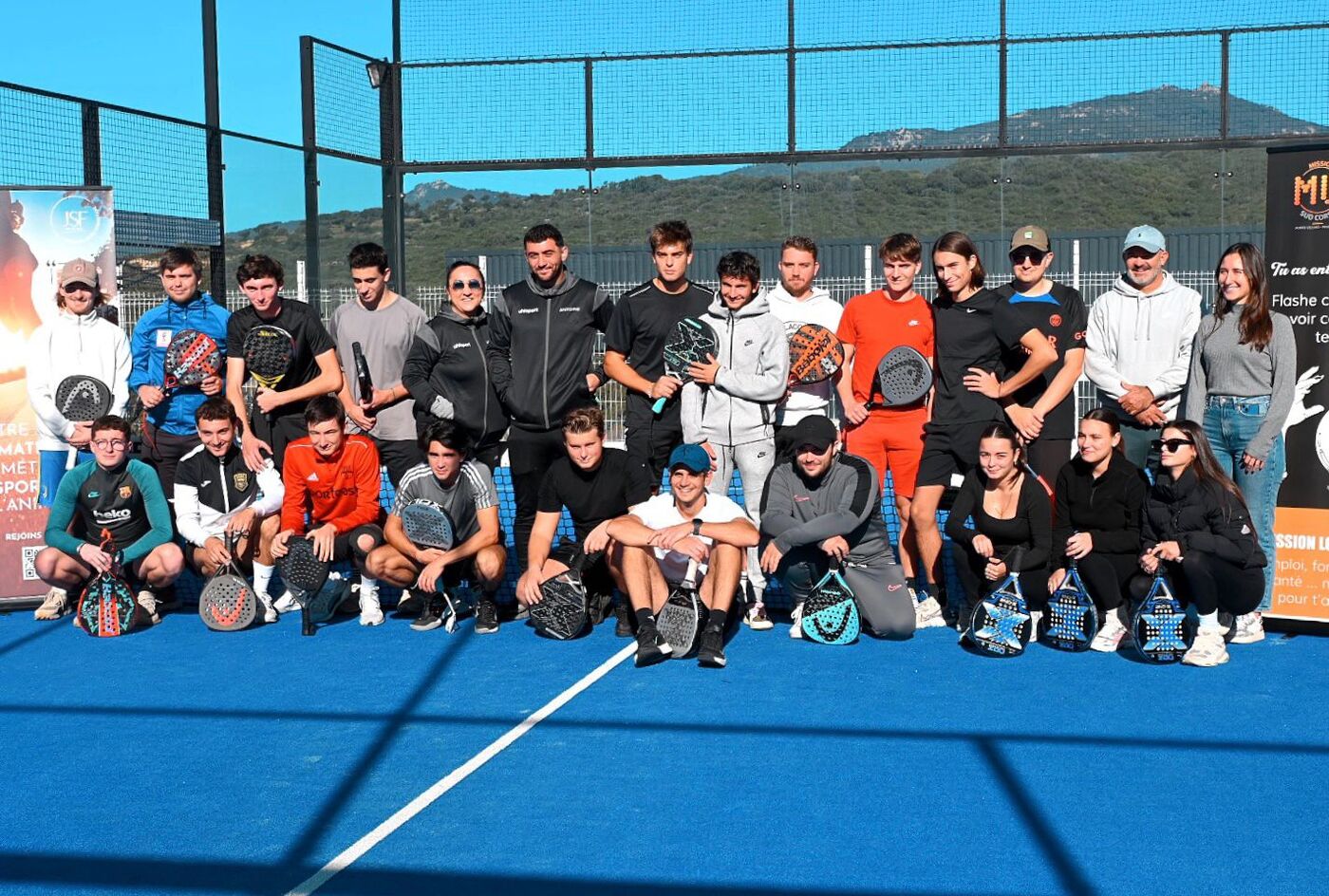 Novembre 2024 – Journée Padel en partenariat avec la Mission Locale Sud Corse à Padel Club G4 Propriano — photo 1